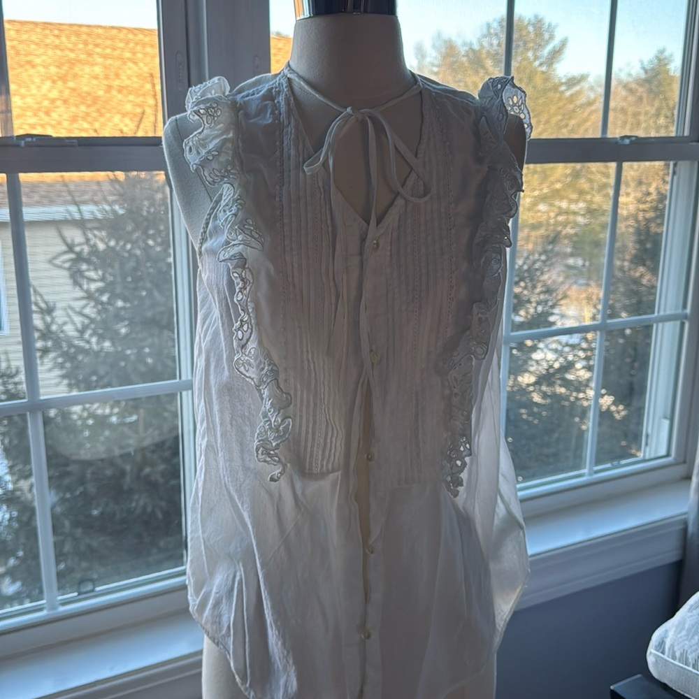 Anthropologie Les Cocotiers Blouse Size Medium